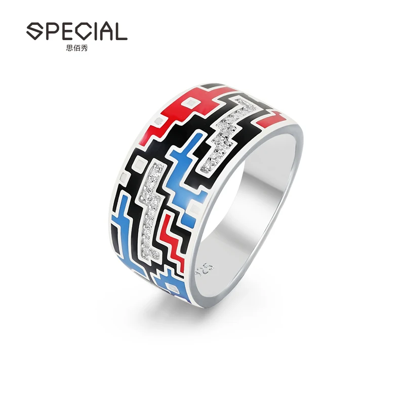 

Fashion Rings Enamel Jewelry For Women Design Enamel Rings High-end Retro Elegant Classic Jewelry