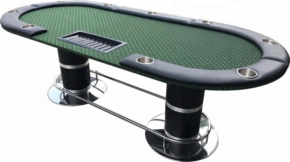 
96inch poker table with pedestal legs 