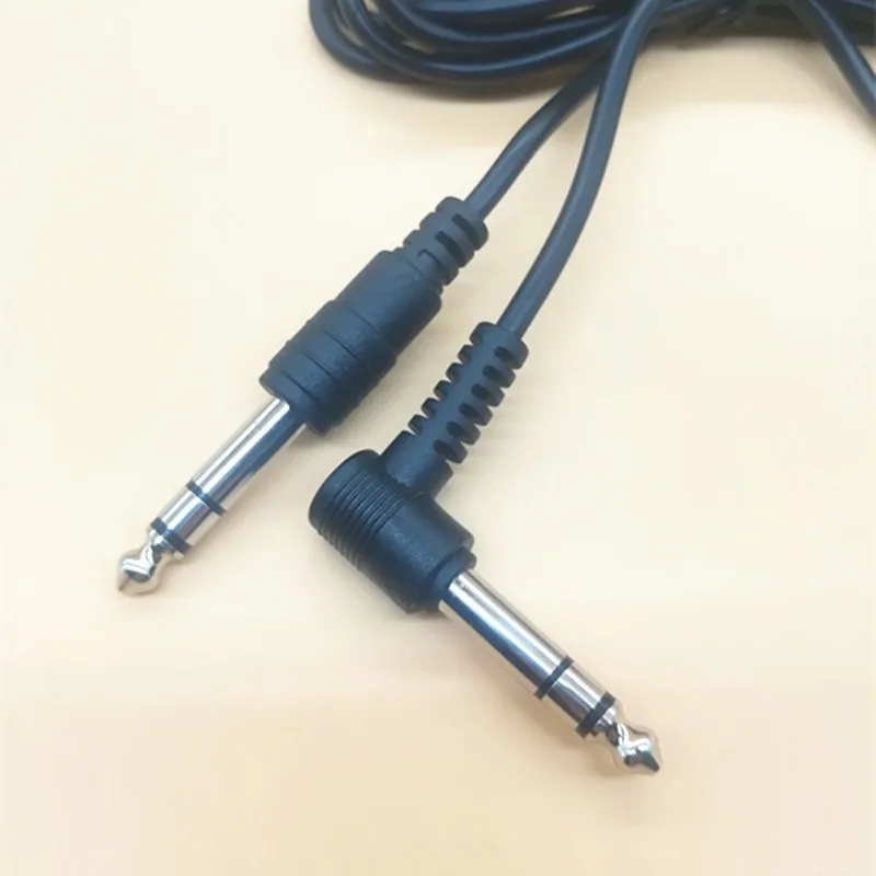 Guitar Instrument Cable Cord With 1/4 Audio Jack 6.35mm Male To Male ...