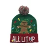 Christmas hat with LED flash children's hat fun knit winter hat