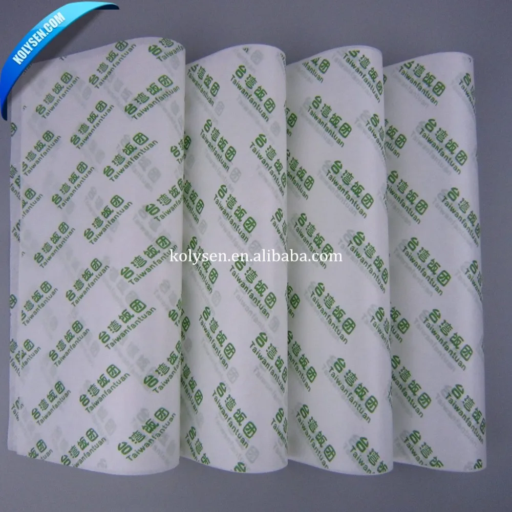 Fast food grease proof packing paper