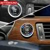 Car Engine Start Stop Ring stickers Ignition Button M Stripe decal Ring For bmw e90 carbon fiber interior trim accessories