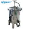 Multi bag style SS 304 Stainless Steel Bag Filter Housing with flange for Industry