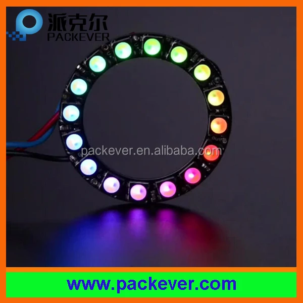 Programmable WS2812 SK6812 16 x 5050 RGB RGBW LED pixel ring