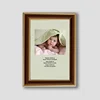 Custom FSC certificated silver gold brown black silver color PS photo frame wholesale plastic photo frame