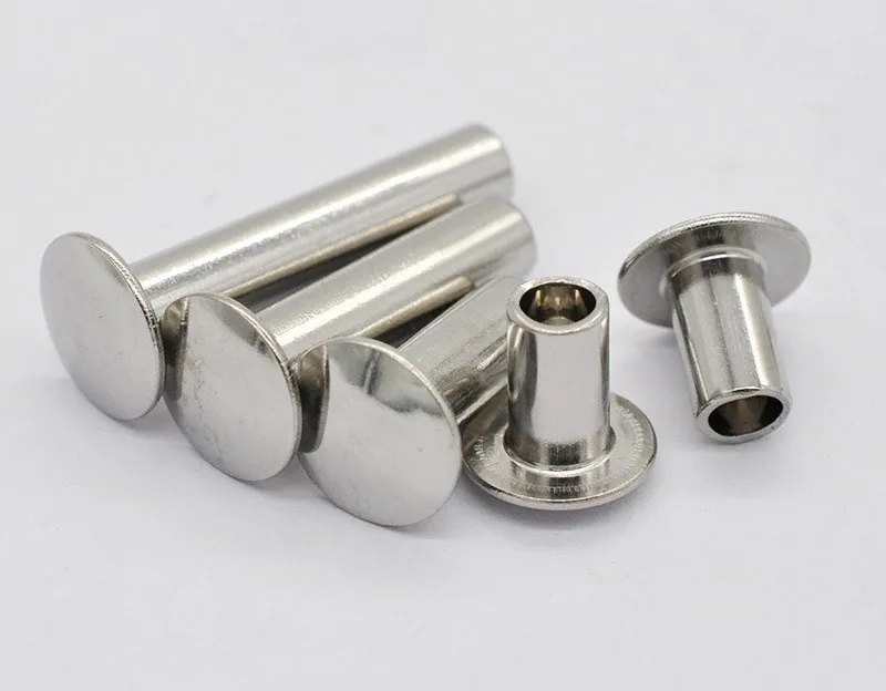 M3-m10 Stainless Steel Din6791 Oval Head Semitubular Rivets - Buy 