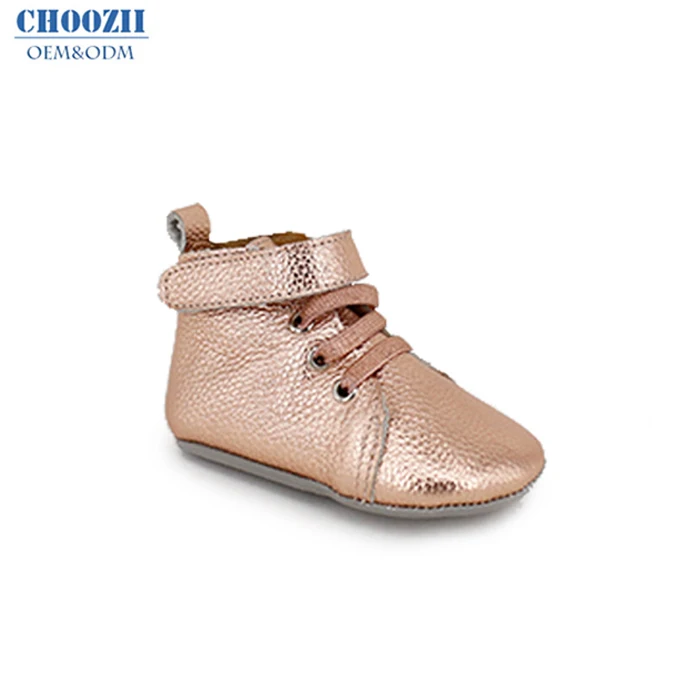 

Choozii New Born Kids Girl Ankle Shoes Soft Sole Baby Winter Boots, Rose gold / accept customized