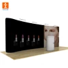 TJ Wave Tube Display 20' Curved Graphic 10 X 20 Trade Show Booth Displays with Free Case Wrap