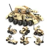 Lele Brother Discount Sale Tank Deformation Toys Army Military Construction Blocks