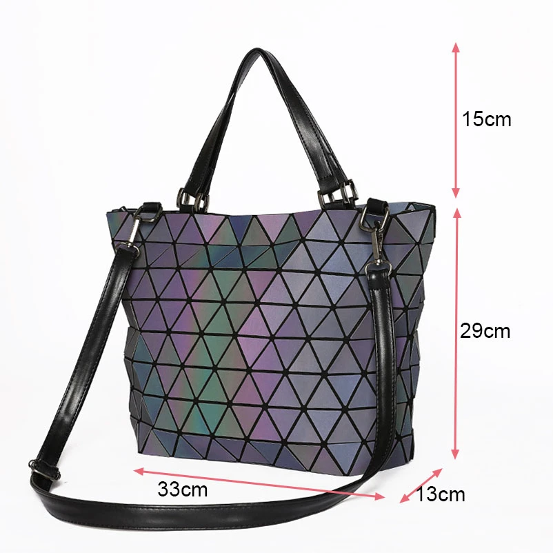 geometric shoulder bag