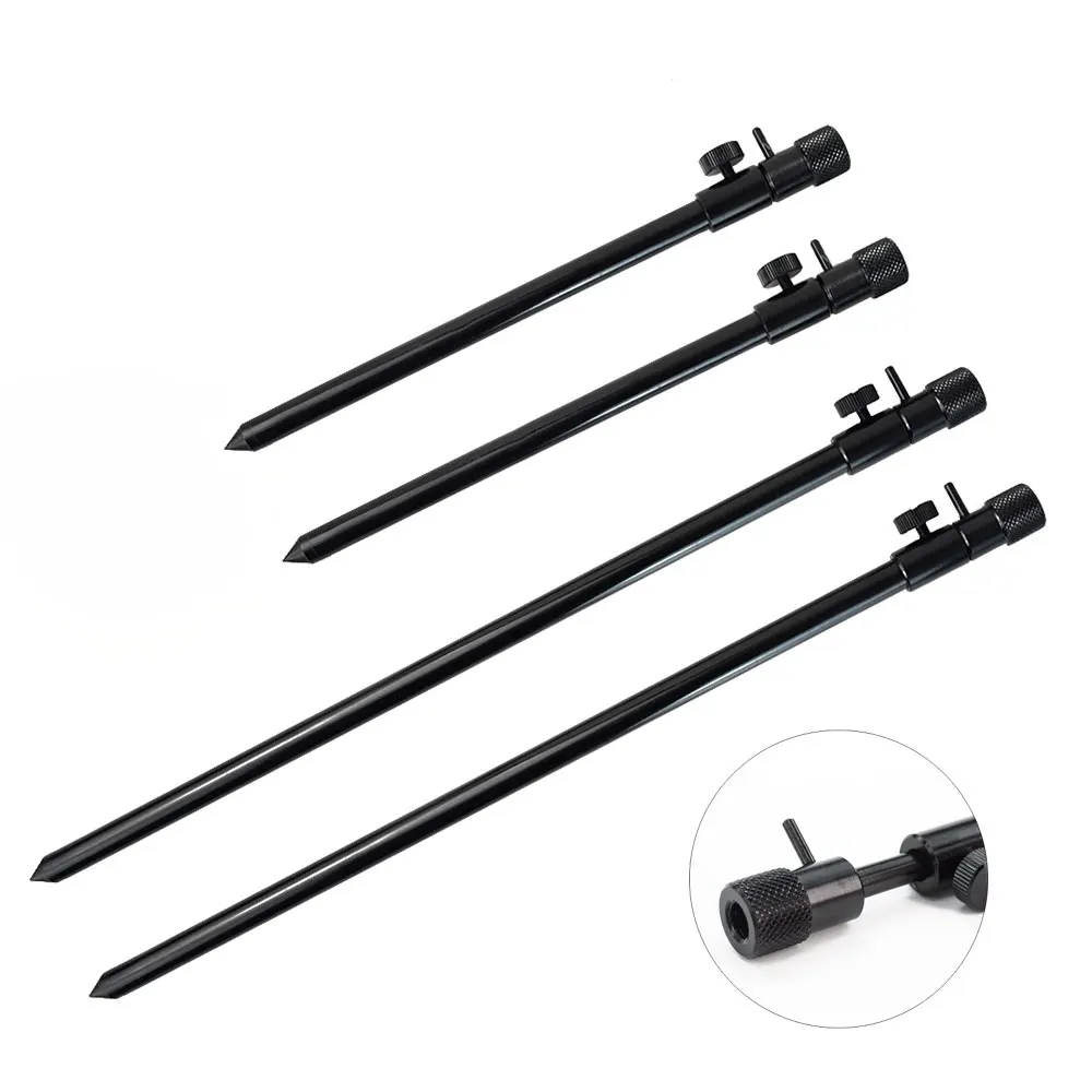 carp fishing rod pod set 2pcs fishing bank sticks with 1pcs fishing buzz bar