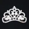 Hot-sale Clear Rhinestone Buttons Silver and gold Plated Alloy Crown Cross Crystal Buttons with Flat Back for Craft
