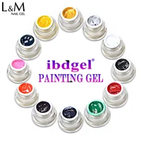 

L&M nail art drawing uv soak off gel gel nail polish