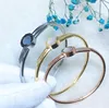Stainless Steel Jewelry Bracelet Bangles With Shell Cuff