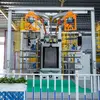 MAYFLAY Small Used Abrator Hook Hanger Type Blaster Lpg Cylinder Blast Equipment Price Blastrac Shot Blasting Machine
