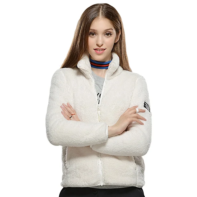 
OEM supply lady outdoor polar fleece jacket custom made warm jacket 