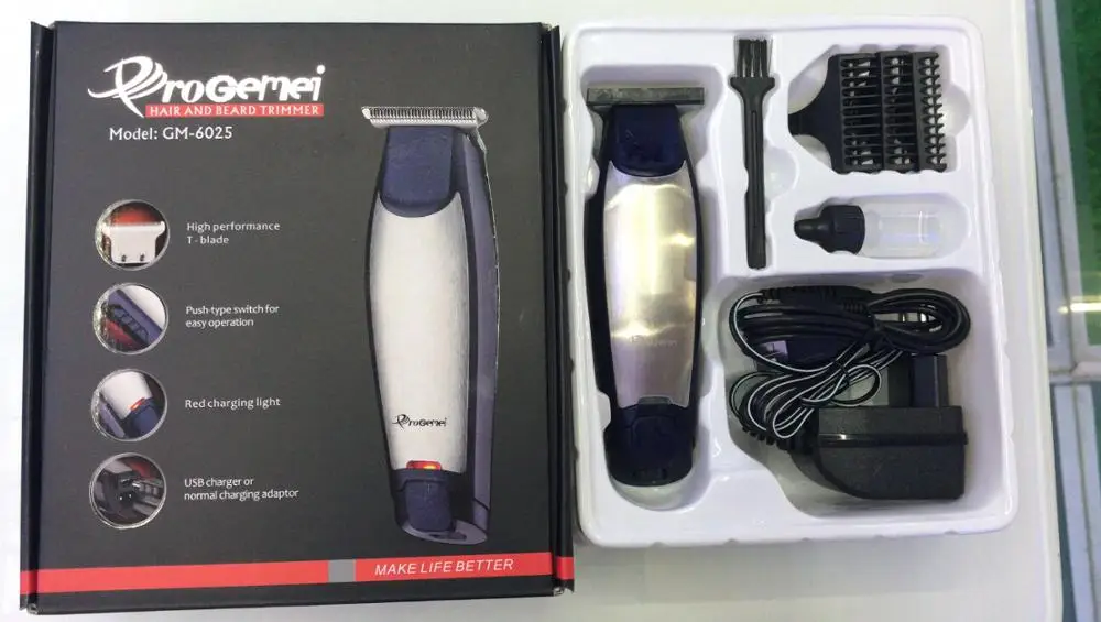 progemei hair and beard trimmer