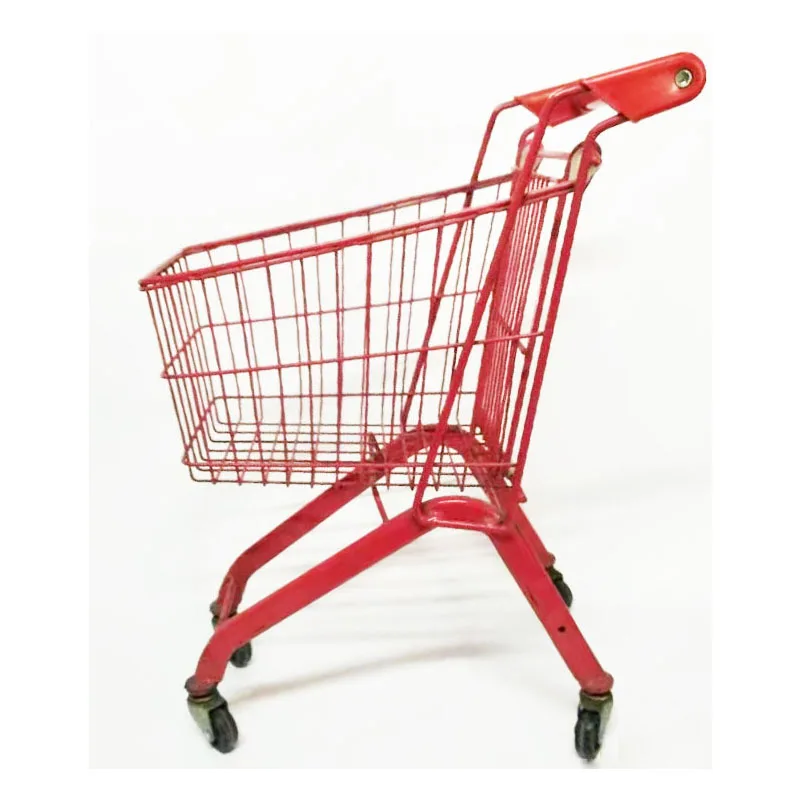 child size metal shopping cart