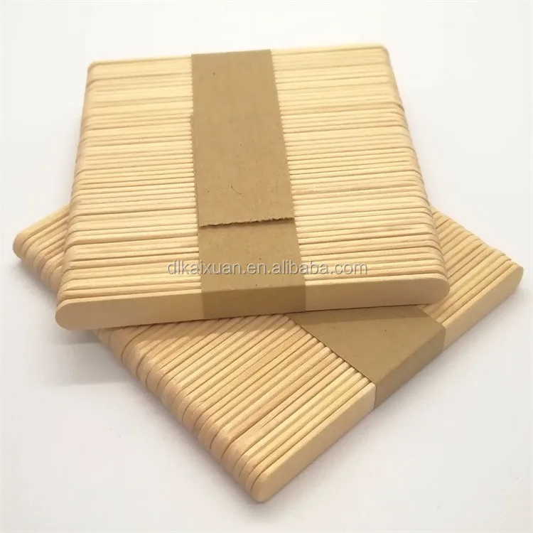 

Customized Disposable birch wood stick for ice cream, Natural