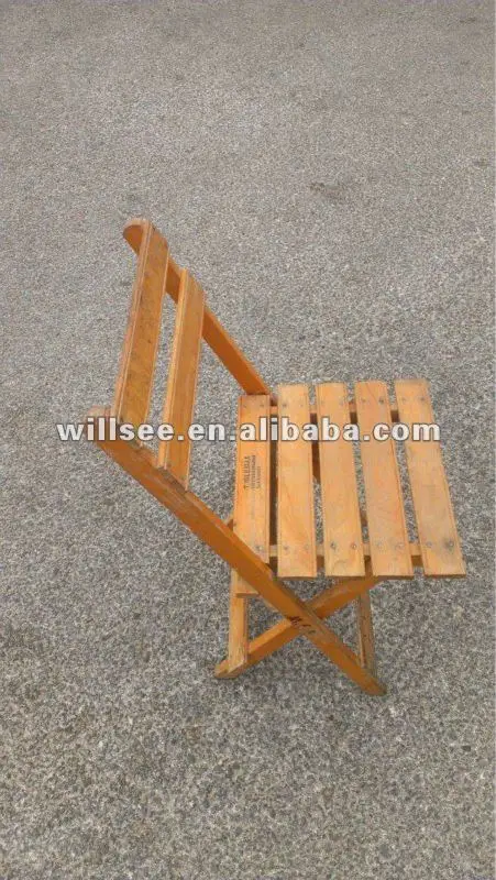 He 057 Outdoor Solid Wood Folding Beer Or Dinning Chairs With The