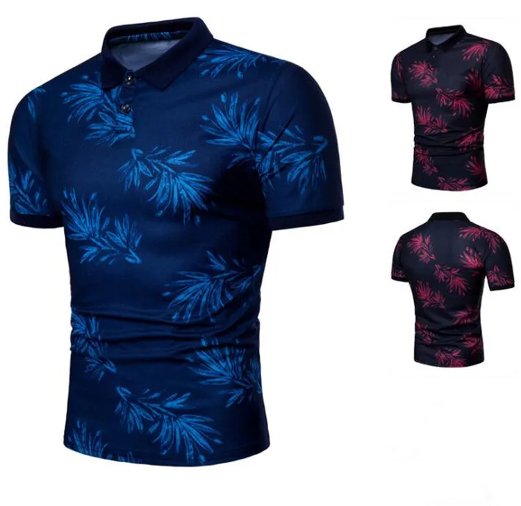

Custom Printed Short sleeved design logo mens polo shirt slim fit Polo T shirt