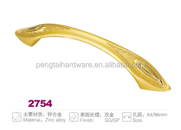 Yueqing pengtai hardware Matt Gold Cabinet Pulls