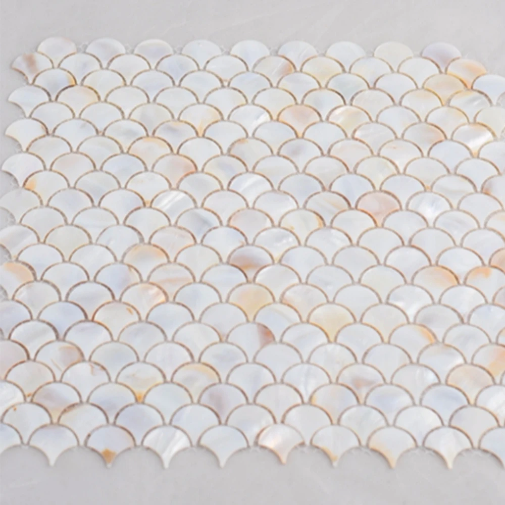 工厂价格天然装饰瓷砖海贝壳马赛克供应商