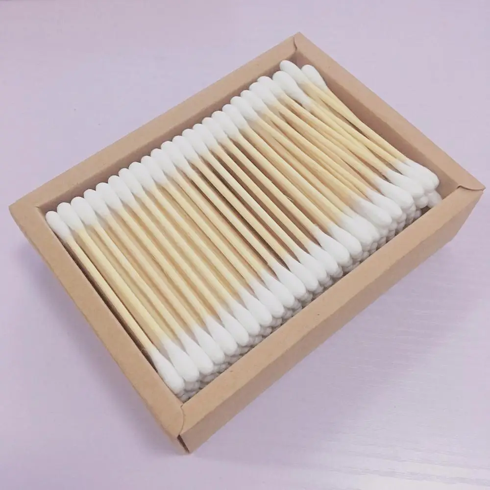 

Hot-Selling high quality eco-friendly bamboo stick 200pcs ear cleaning cotton buds, Optional