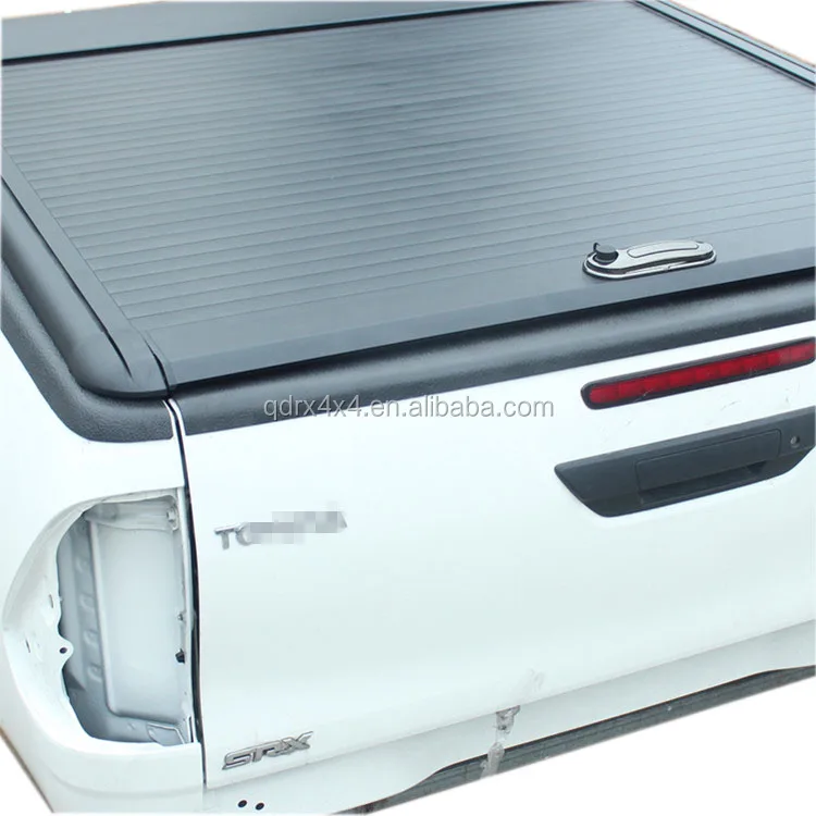 
4x4 tonneau cover pickup bed cover 4x4 aluminum roller lid shutter for Hilux Revo double cab 
