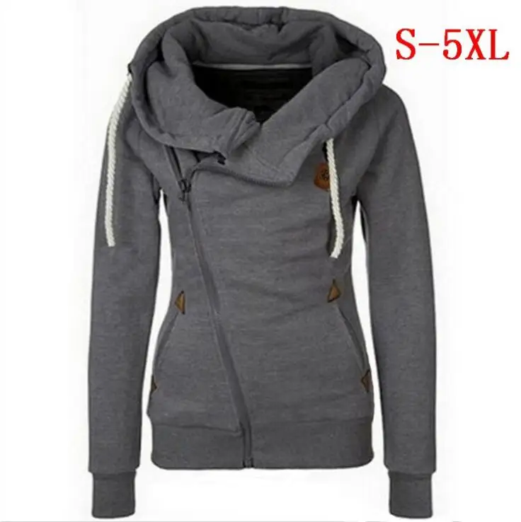 

Walson Women's Sports Zipper Cardigan Sweater Hoodie Coat 8 Colors S-5XL, 8colors