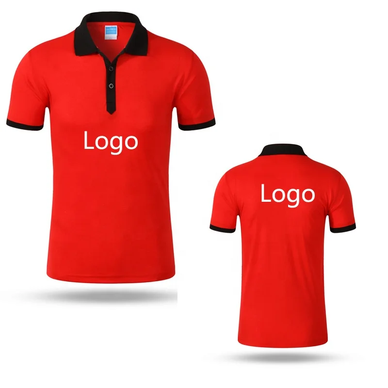 

China Factory 100%cotton custom men's t shirt Golf Polo t shirt with custom logo printing