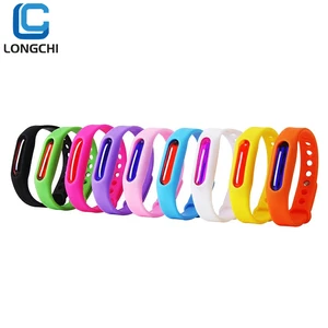 Amazon ebay hot sale 100% Natural Bug Waterproof Silicone Deet-Free Plant-Based Oil Band Mosquito Repellent Bracelet wristband