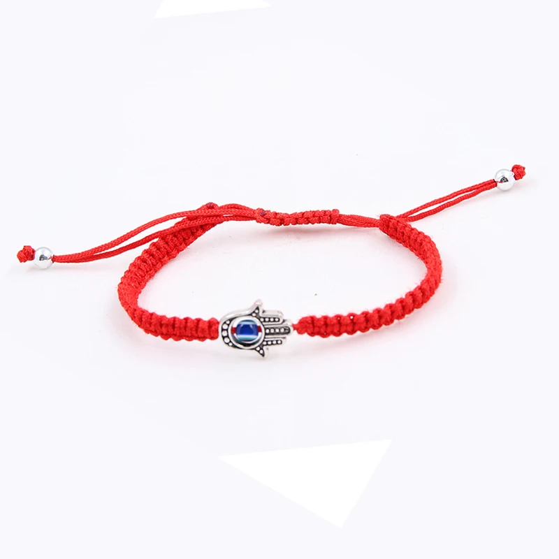 

Hot Bring You Lucky Turkish Hamsa Star Red String Bracelet Blue Eye Rope Braided Bracelets for Women Men Jewelry Gifts
