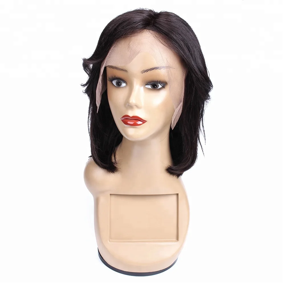 

Hot Selling Short Bob Lace Wig Lace Front Wig Brazilian Human Hair, Natural color