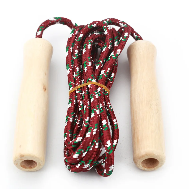

wooden handle jump rope, Customized