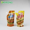 Biodegradable stand up spout pouch, Aluminum foil packet most selling