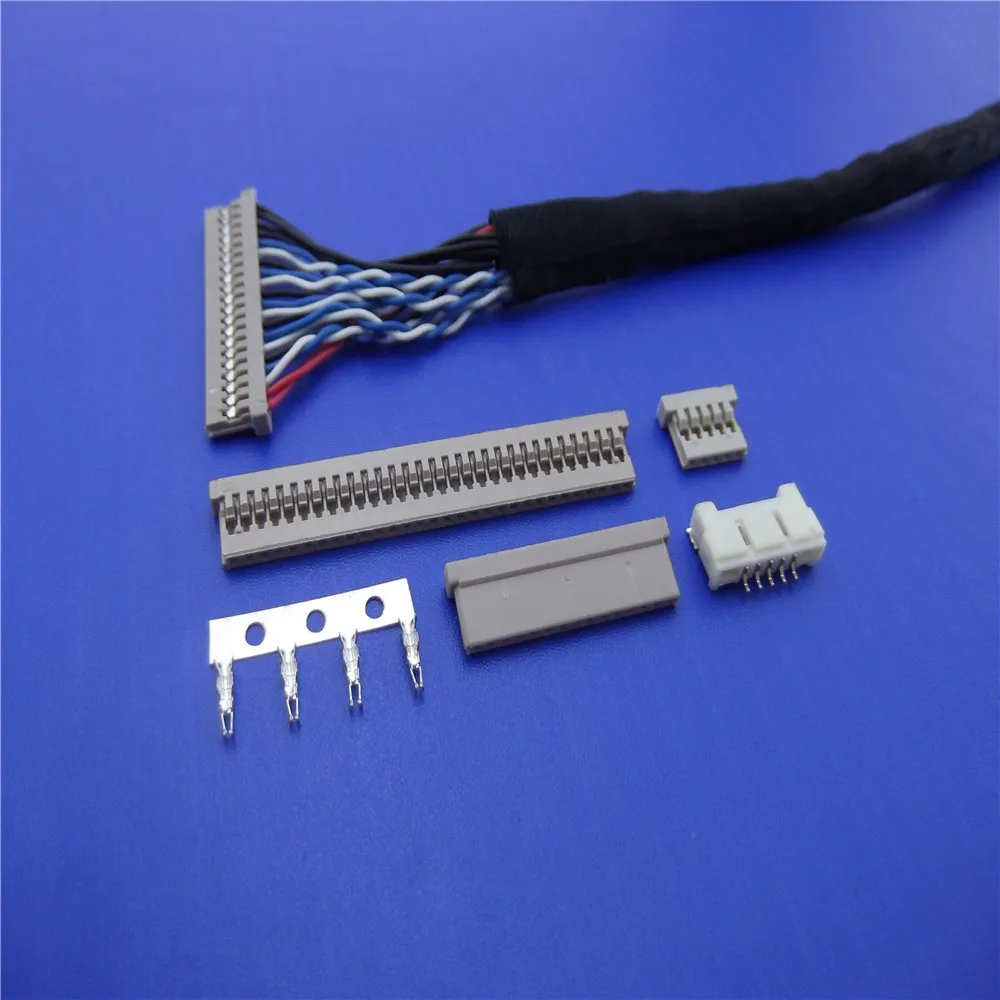 20 Pin Hirose Df14 Connector To Df13 Lvds Cable Assembly Buy Hirose
