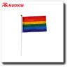 NX Factory Wholesale Small Six Colors Rainbow Hand Flag