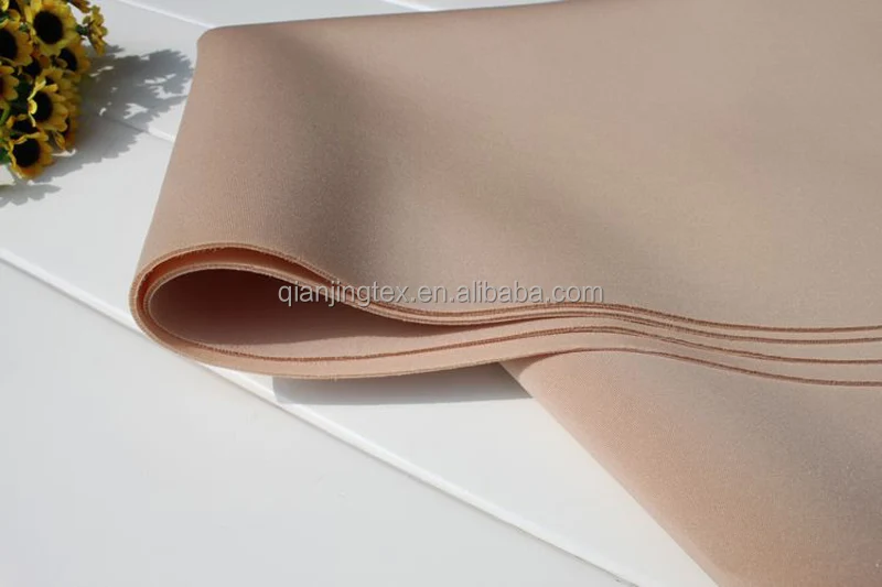 
High quality 90% polyester 10% spandex four way stretch neoprene fabric for sale 