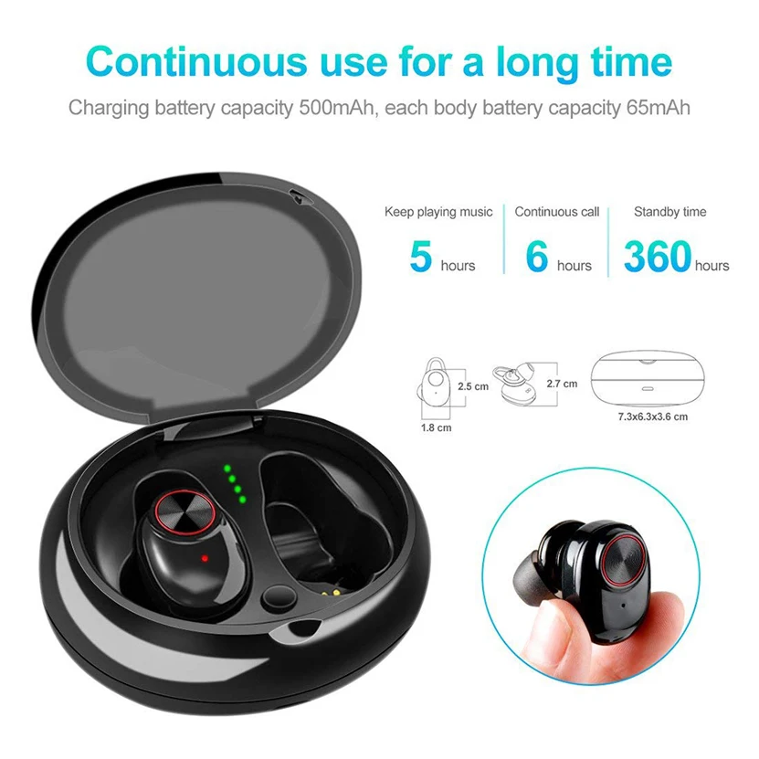 Handsfree wireless earphone