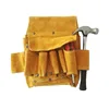 Leather Tool Bag Heavy Duty Backpack with Adjustable Waist Strap Belt Tool Bag