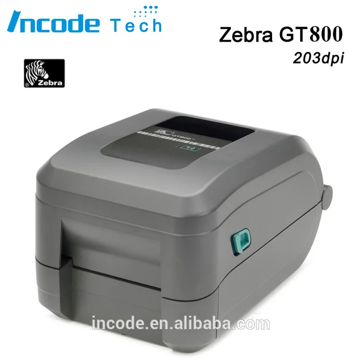 GT800/ 203dpi desktop thermal transfer ribbon printer , barcode label printer thermal printer