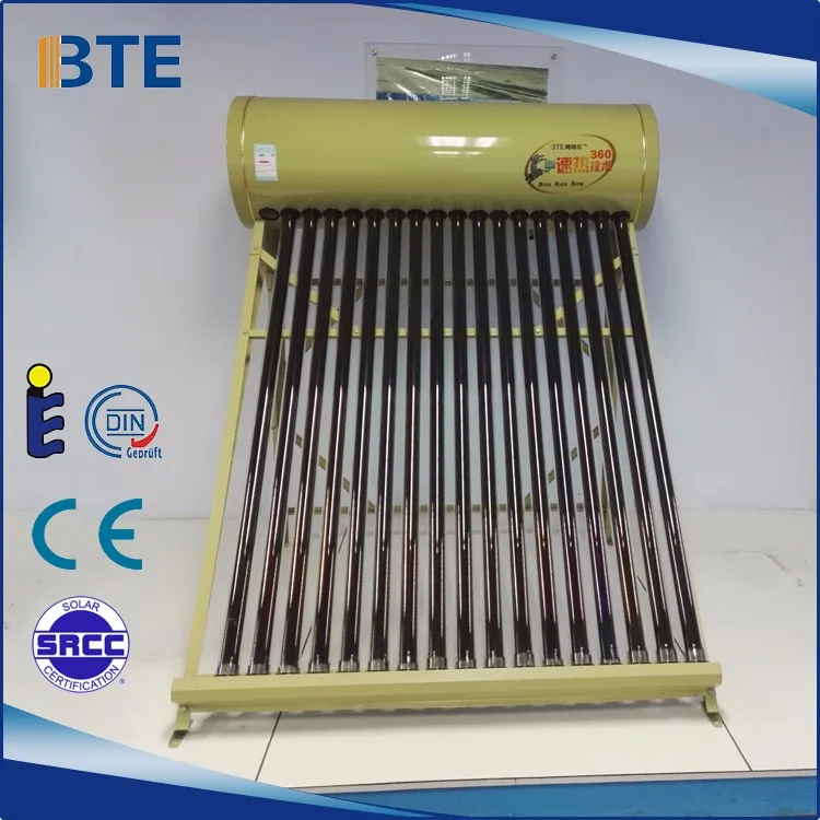 Hot selling 150 liter evacuated tube solar hot water heater