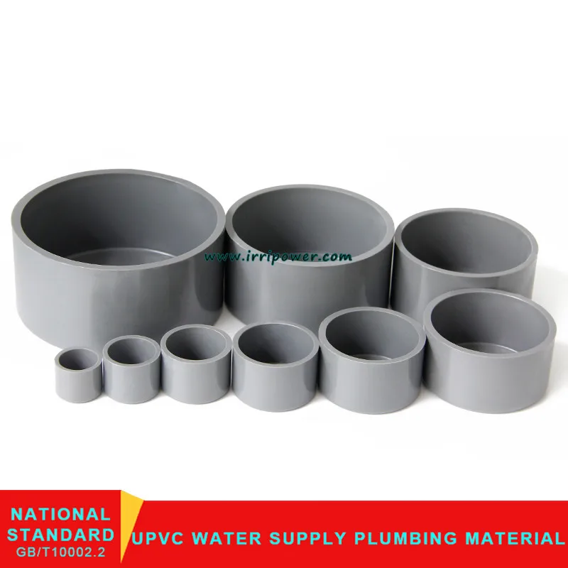 Bule Grey White Pvc Pipe Fitting End Cap Pvc Sch40 Pipe End Cap Astm