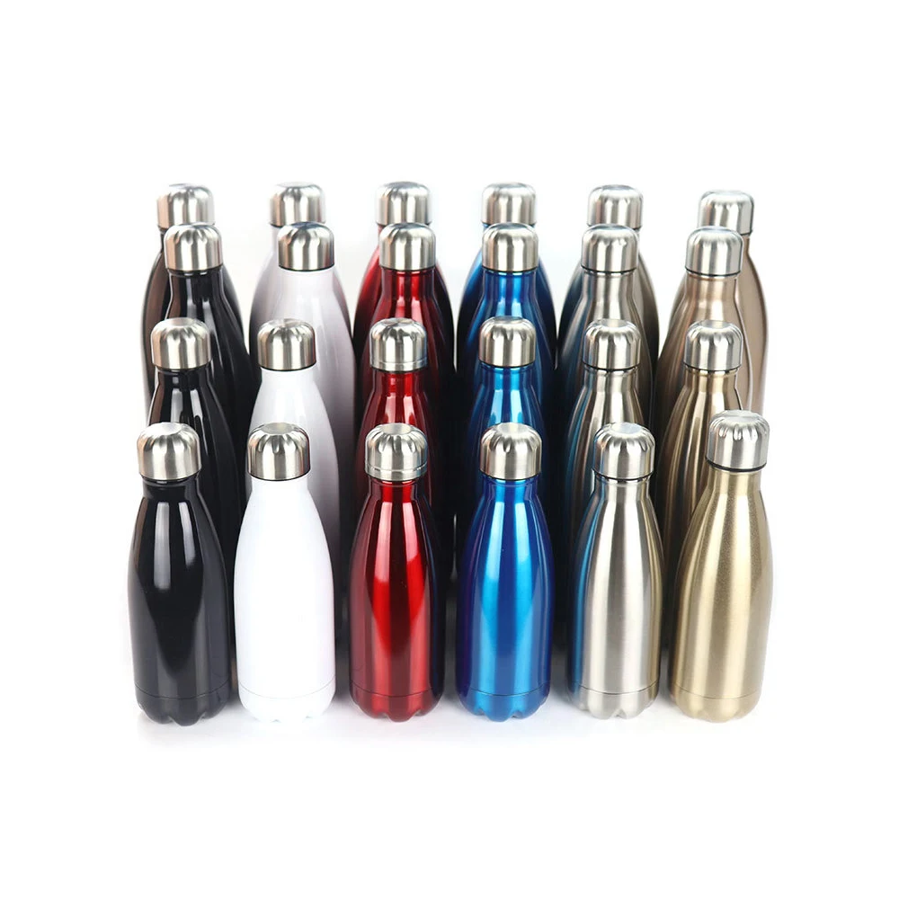 

Weekly Deals wholesale 1L plain color double wall big valumn stainless steel water bottle