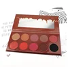 10 Colors Long Lasting Red Brown Sunset Chocolate Eye Shadow Makeup Palette
