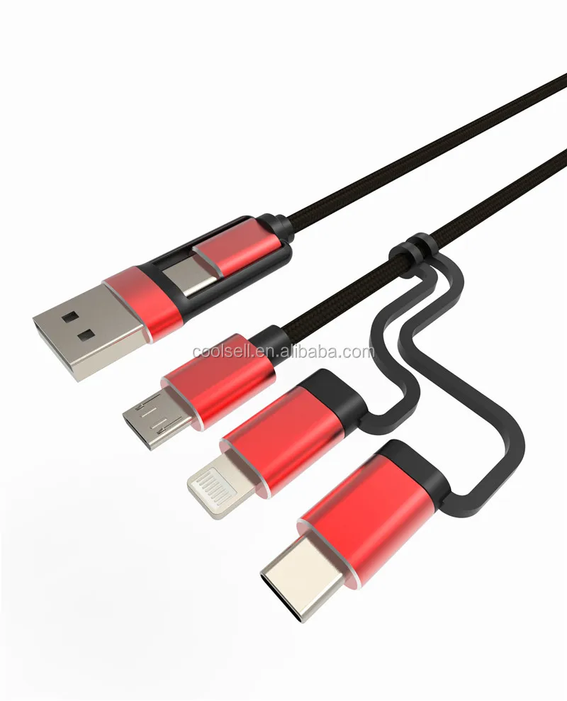 

Wholesale usb charging cable , 3 in 1 / 6 in 1 multi usb cable for phone