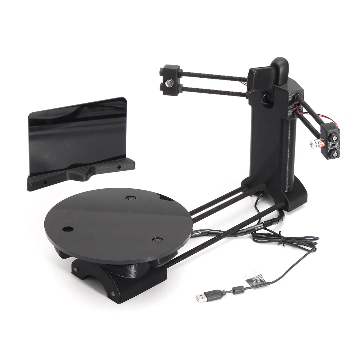 

3D Open Source DIY 3D Scanner kit Advanced Laser Scanner w/ C270 Camera Ciclop 3D, Black