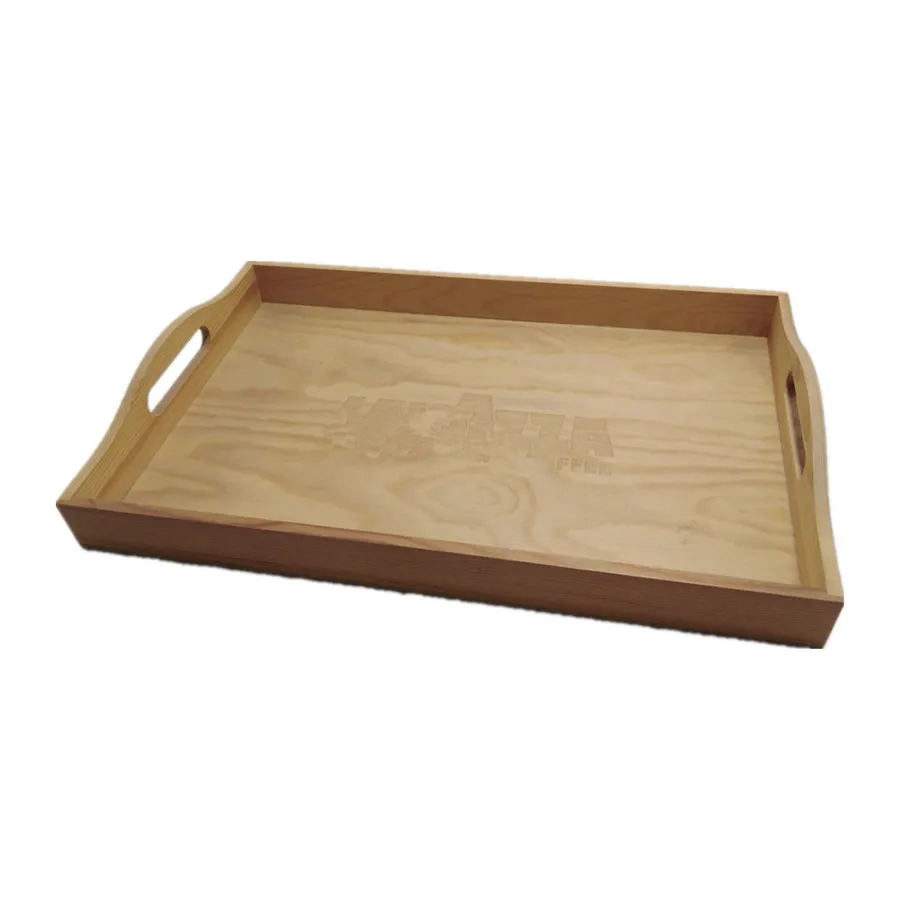 wooden coffee tray