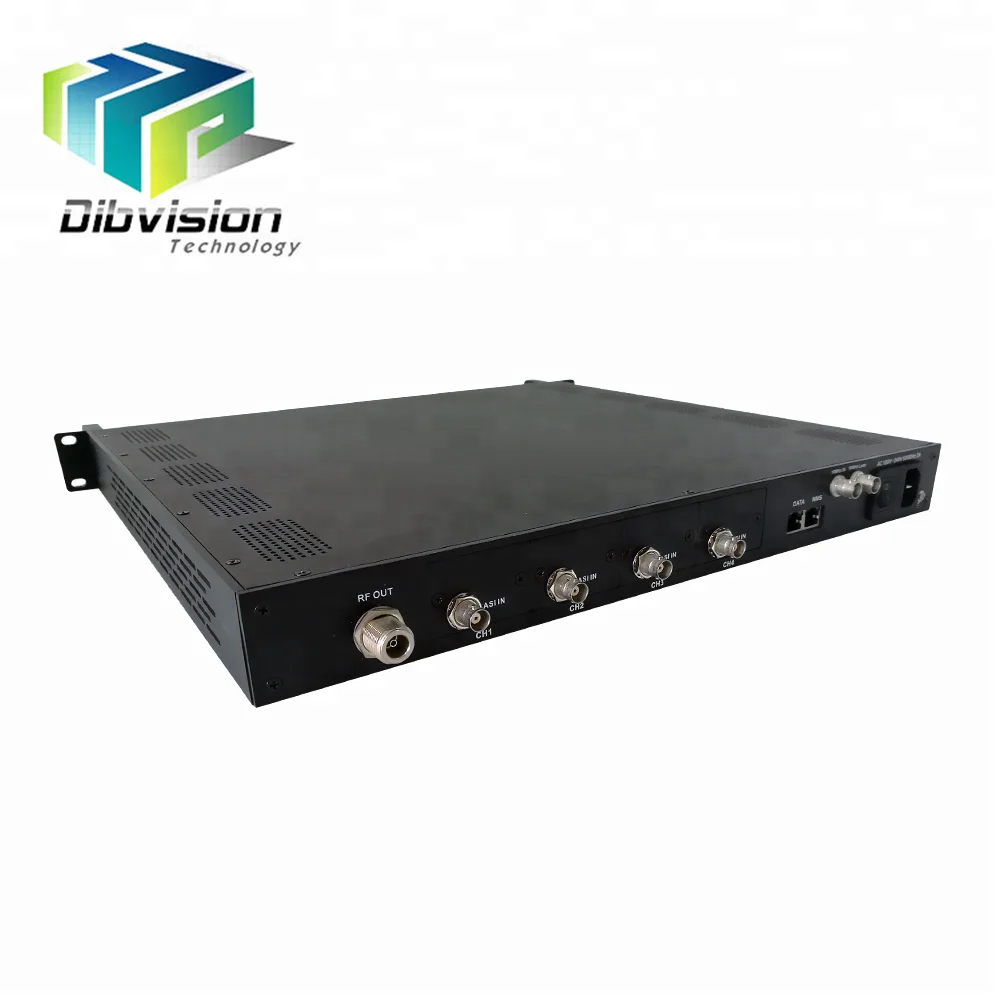 

DVB-S2 modulator with 4 ASI inputs and IP (100M) signal input QPSK, 8PSK,16APSK & 32APSK